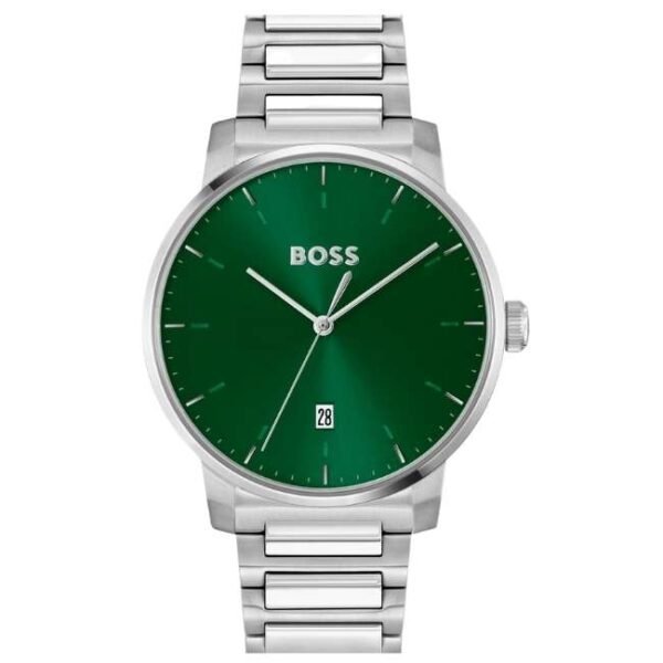Boss Stainless Steel Green Men Watch 1514134