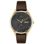 Boss Leather Black Men Watch 1514214