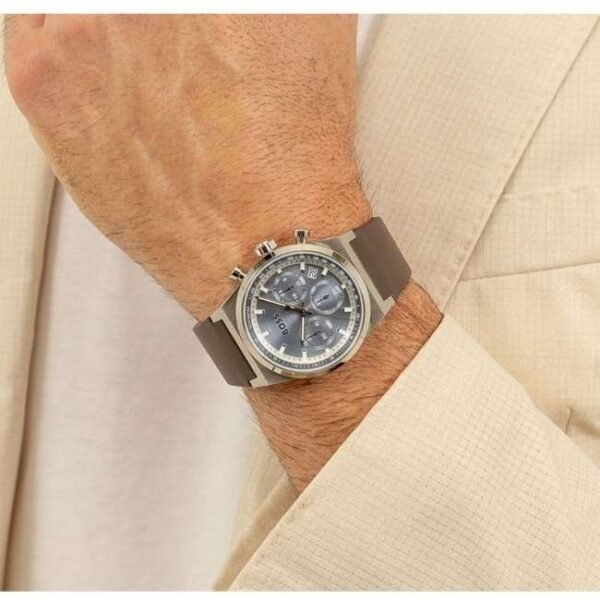 Boss Leather Blue Men Watch 1514219