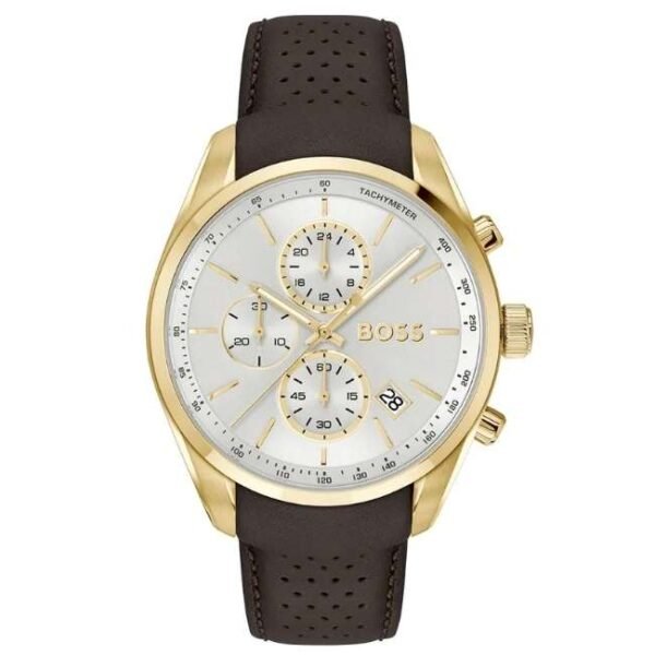 Boss Leather White Men Watch 1514225