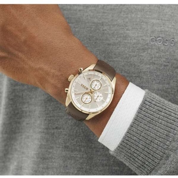 Boss Leather White Men Watch 1514225