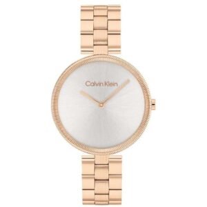 Calvin Klien Rose Gold Stainless Steel Women Watch 25100013