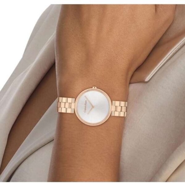 Calvin Klien Rose Gold Stainless Steel Women Watch 25100013