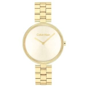 Calvin Klien Gold Stainless Steel Women Watch 25100014