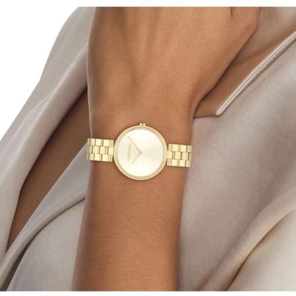 Calvin Klien Gold Stainless Steel Women Watch 25100014
