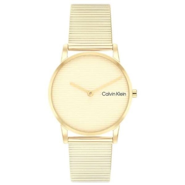 Calvin Klien Gold Stainless Steel Women Watch 25100035