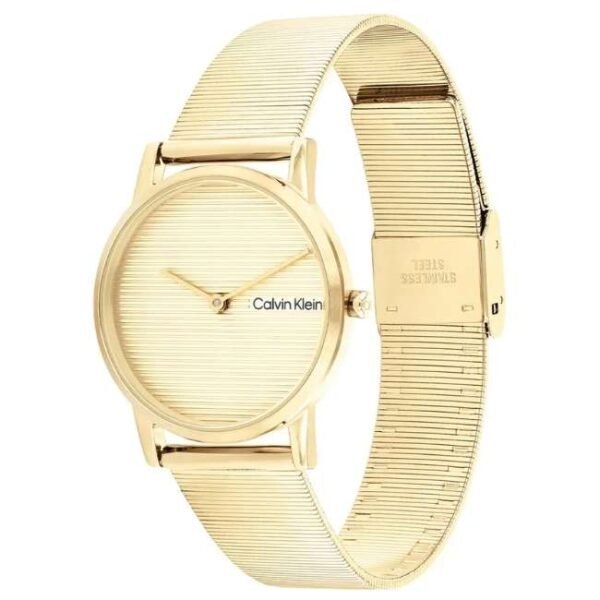 Calvin Klien Gold Stainless Steel Women Watch 25100035