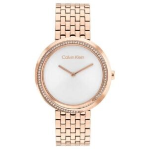 Calvin Klien Rose Gold Stainless Steel Women Watch 25100038