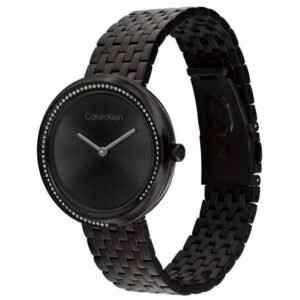 Calvin Klein Women Black Stainless Steel Watch - 25100039_1