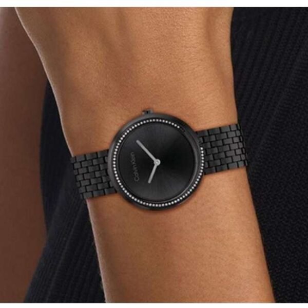 Calvin Klein Women Black Stainless Steel Watch - 25100039