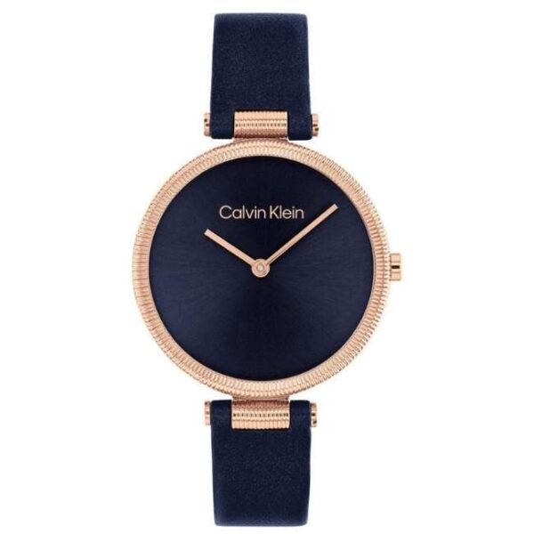 Calvin Klien Blue Leather Women Watch 25100041