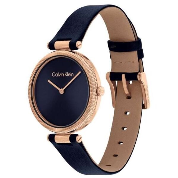 Calvin Klien Blue Leather Women Watch 25100041