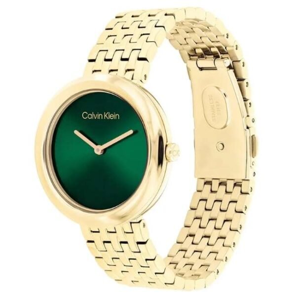 Calvin Klien Gold Stainless Steel Women Watch 25100066
