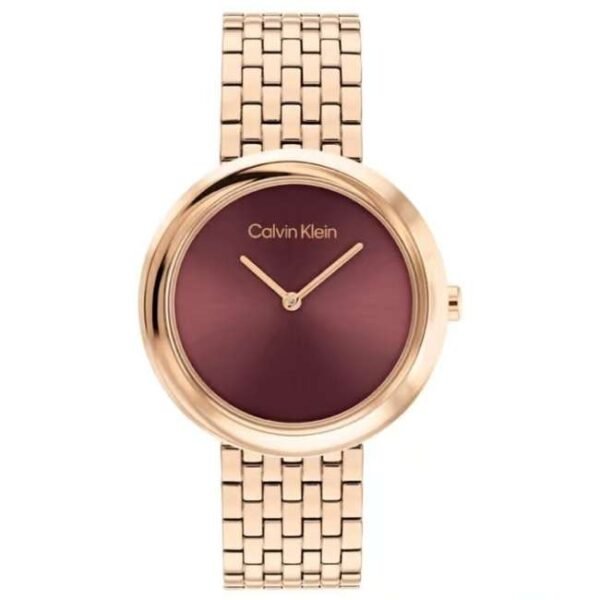 Calvin Klien Rose Gold Stainless Steel Women Watch 25100067