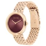 Calvin Klien Rose Gold Stainless Steel Women Watch 25100067