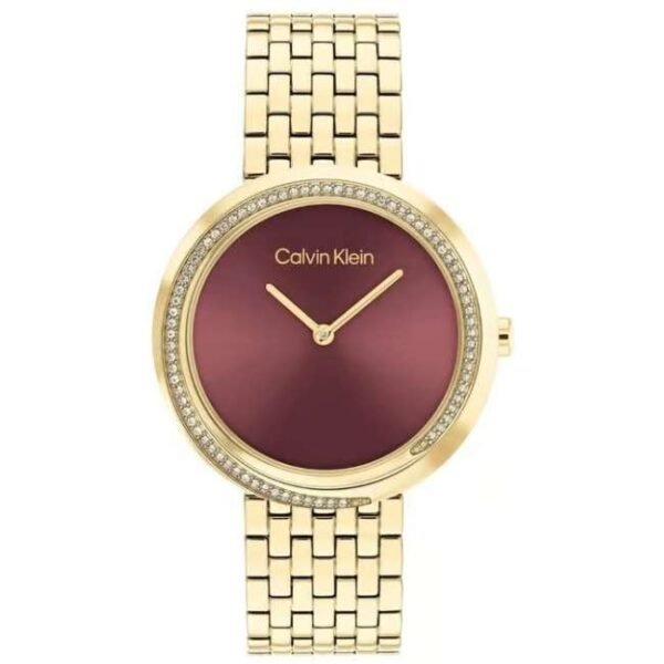 Calvin Klien Rose Gold Stainless Steel Women Watch 25100069