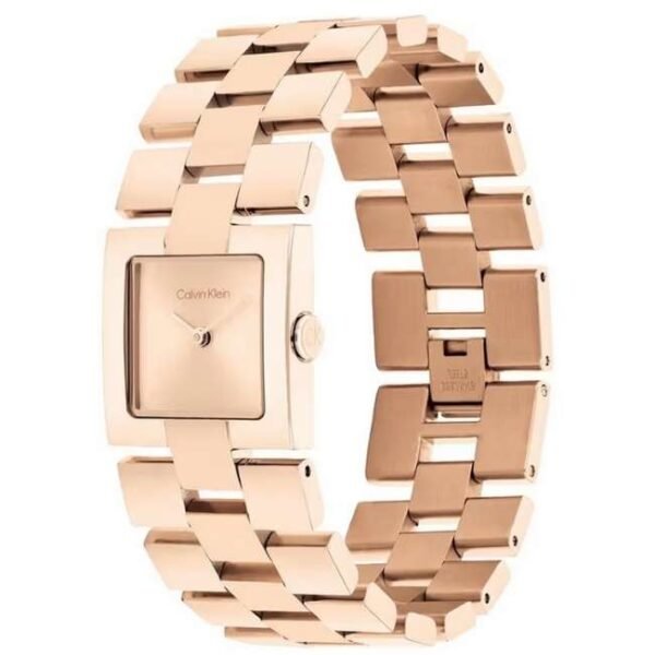 Calvin Klien Rose Gold Stainless Steel Women Watch 25100090