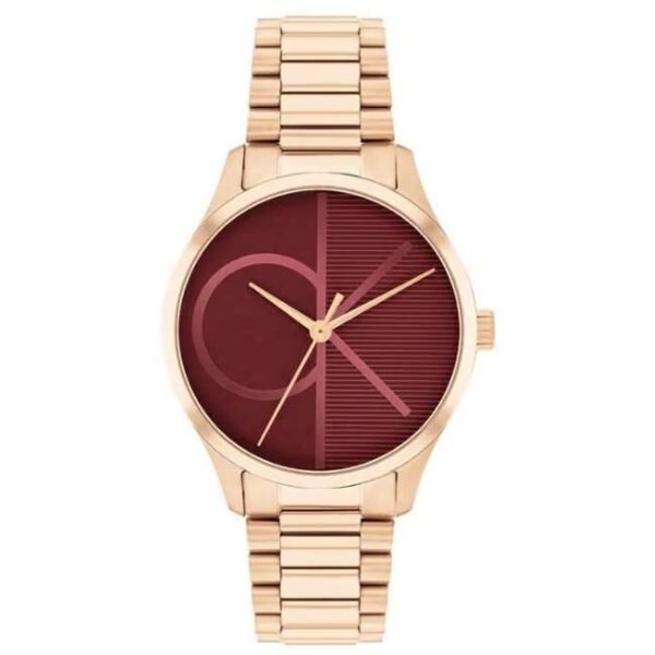 Calvin Klien Rose Gold Stainless Steel Unisex Watch 25200347