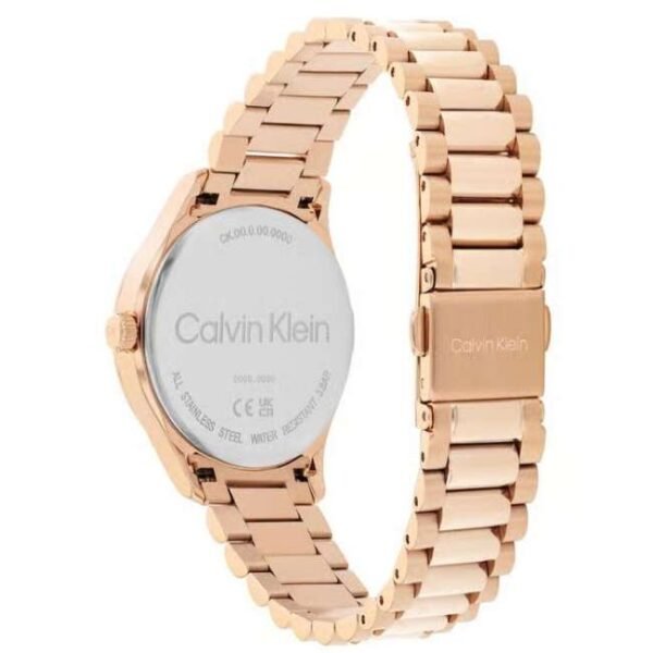 Calvin Klien Rose Gold Stainless Steel Unisex Watch 25200347
