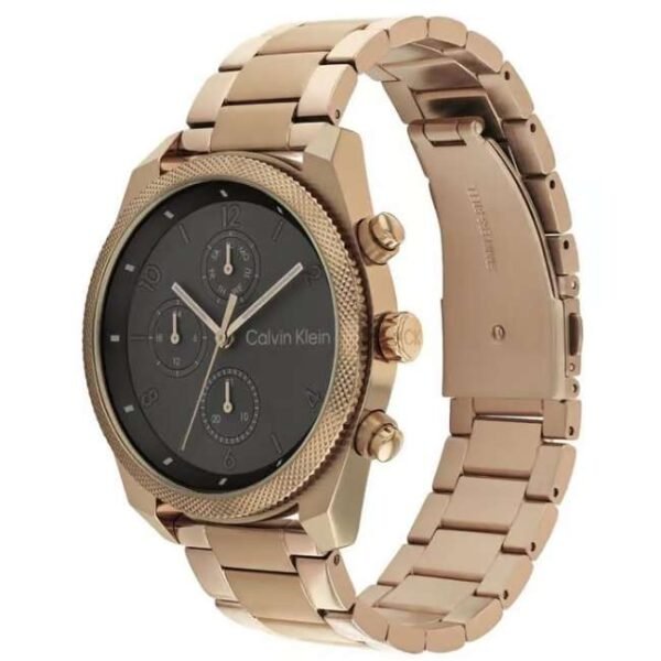 Calvin Klien Beige Stainless Steel Men Watch 25200357