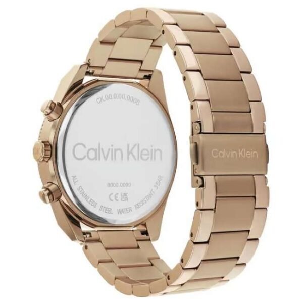 Calvin Klien Beige Stainless Steel Men Watch 25200357