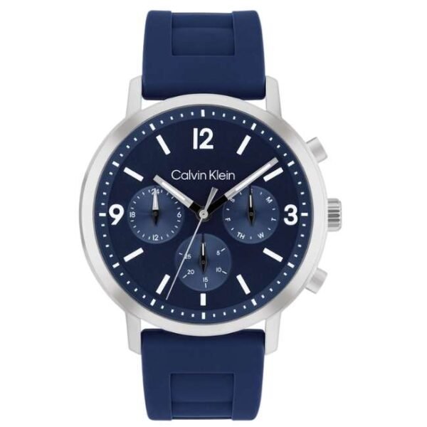 Calvin Klien Blue Leather Men Watch 25200460