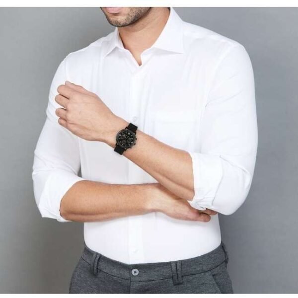 Calvin Klien Black Leather Men Watch 25200461