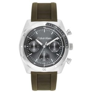 Calvin Klien Green Silicon Men Watch 25200469