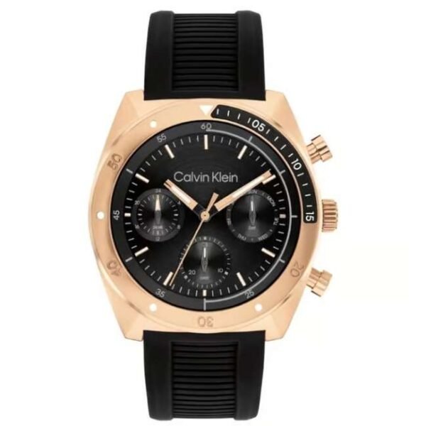 Calvin Klien Black Silicon Men Watch 25200480
