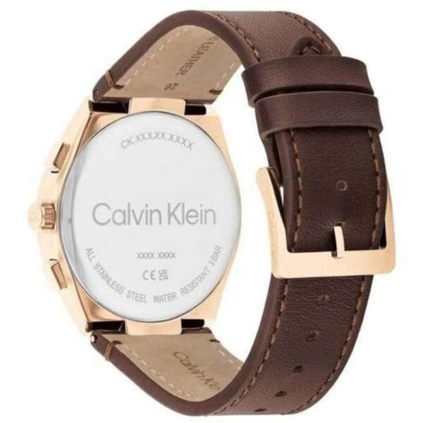 Calvin Klien Brown Leather Men Watch 25200507