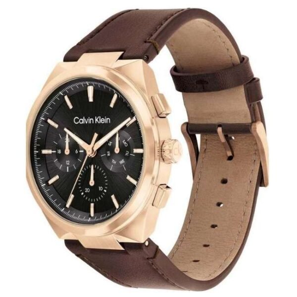 Calvin Klien Brown Leather Men Watch 25200507