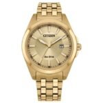 citizen stainless steel gold men watch bm7532-54p