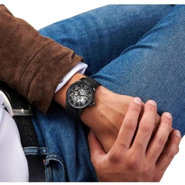 Cerruti Leather Black Men Watch CECIWGE0007305