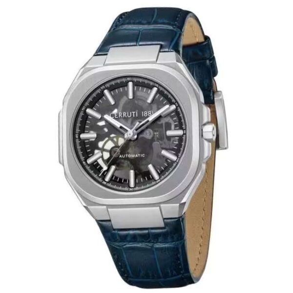 Cerruti Leather Blue Men Watch CECIWGE0050203