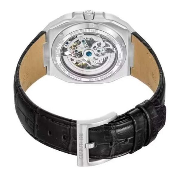 Cerruti Leather Black Men Watch CECIWGE0050204