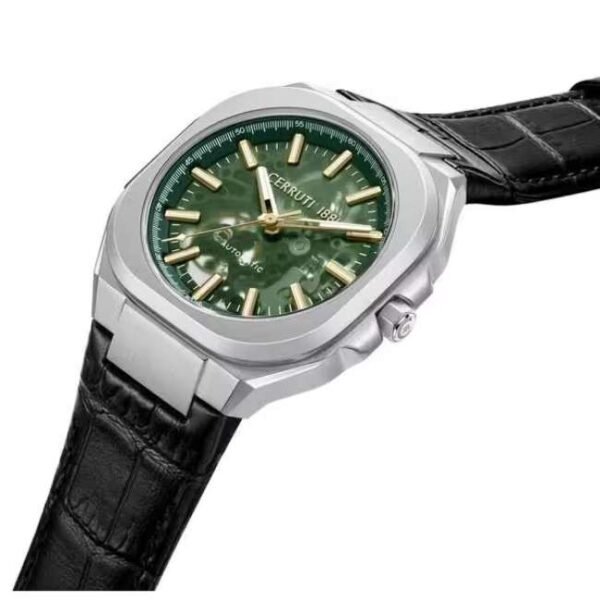 Cerruti Leather Black Men Watch CECIWGE0050204