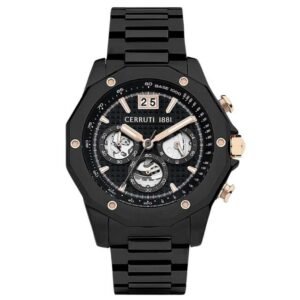 Cerruti Stainless Steel Black Men Watch CECIWGI2207402W