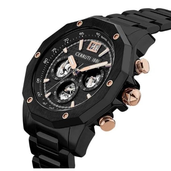 Cerruti Stainless Steel Black Men Watch CECIWGI2207402W