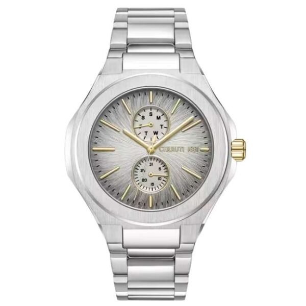 Cerruti Stainless Steel Silver Men Watch CECIWGK0050802