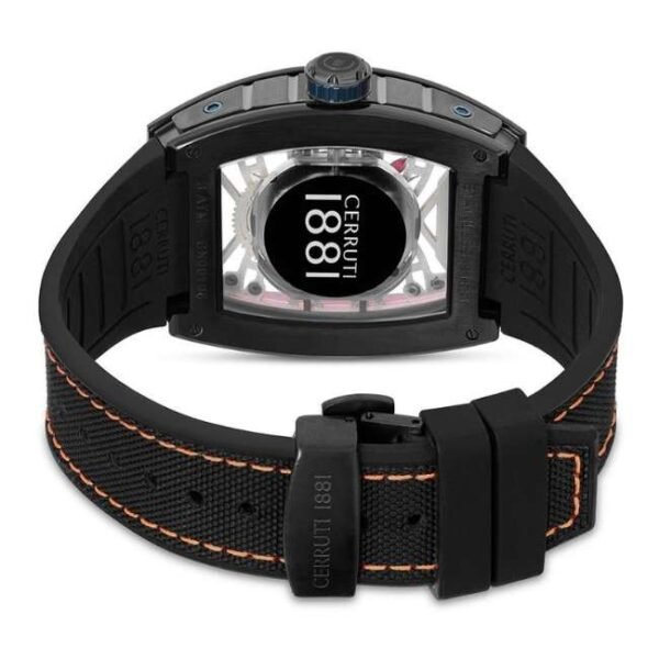 Cerruti Leather Black Men Watch CECIWGN0019501