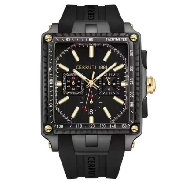 Cerruti Leather Black Men Watch CECIWGO0018811