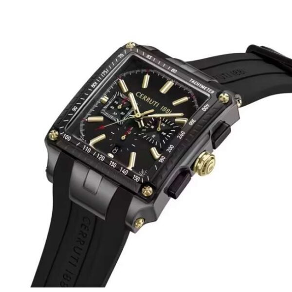 Cerruti Leather Black Men Watch CECIWGO0018811