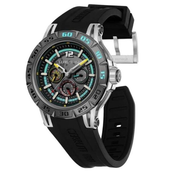 Cerruti Silicon Black Men Watch CECIWGQ0050301