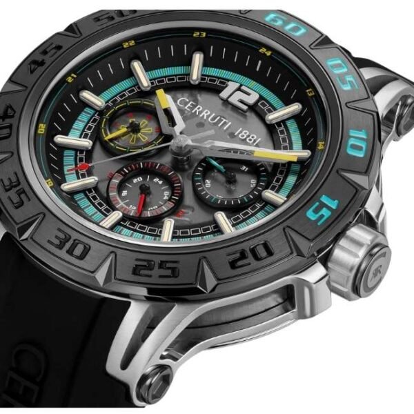 Cerruti Silicon Black Men Watch CECIWGQ0050301