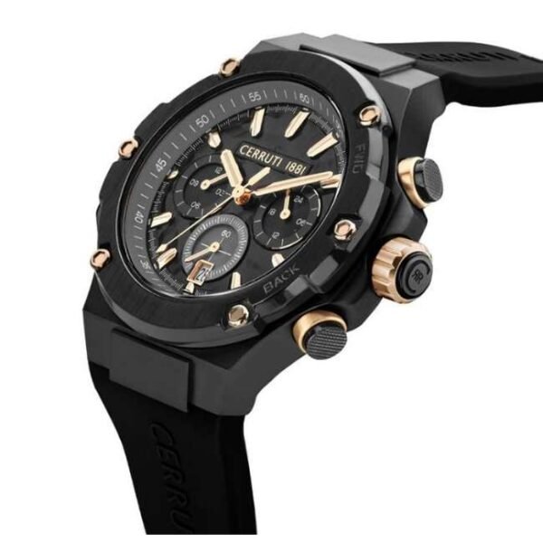 Cerruti Silicon Black Men Watch CECIWGQ2224302