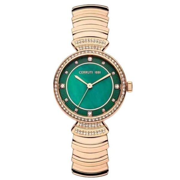 Cerruti Stainless Steel Rose Gold Women Watch CECIWLG2225103W
