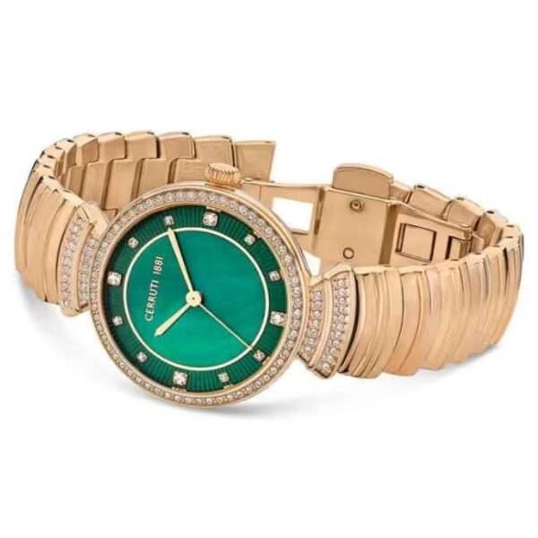 Cerruti Stainless Steel Rose Gold Women Watch CECIWLG2225103W