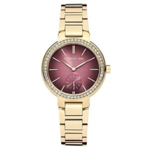 Cerruti Stainless Steel Gold Women Watch CECIWLG2225604
