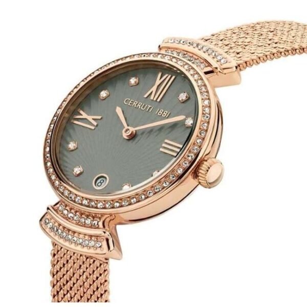 Cerruti Stainless Steel Rose Gold Women Watch CECIWLH2205502