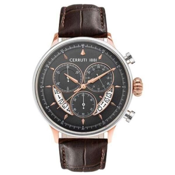 Cerruti Leather Brown Men Watch CECRA26801